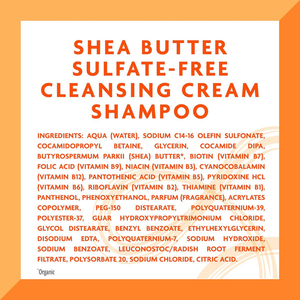 Cantu Shea Butter Sulfate Free Cleansing Cream Shampoo 709g - Afro Hair Boutique