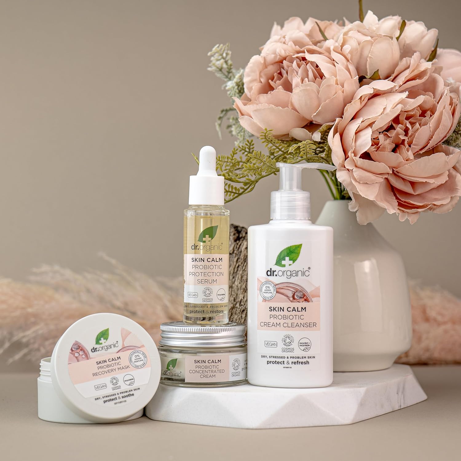 Dr Organic Skin Calm Protect And Nourish Probiotic Concentrated Cream 50ml