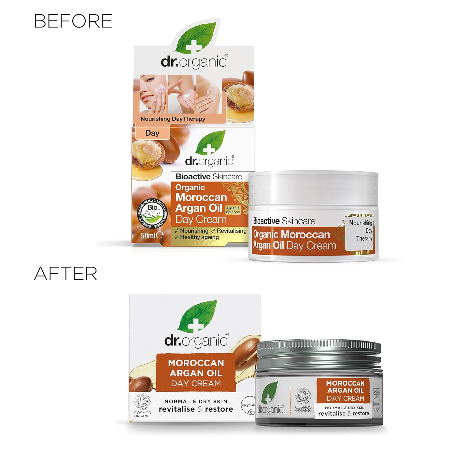 Dr Organic Bioactive Skincare Organic Moroccan Argan Oil Day Cream 50ml