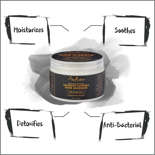 Shea Moisture African Black Soap Dandruff Control Hair Masque 340g