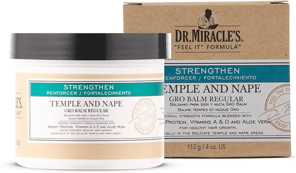 Dr. Miracles Temple And Nape Gro Balm Regular 113g - Afro Hair Boutique
