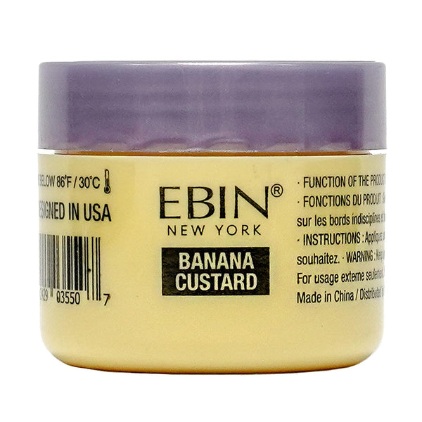 EBIN Newyork 24 Hour Banana Custard Extreme Firm Hold Edge Tamer 15ml / 80ml - Afro Hair Boutique