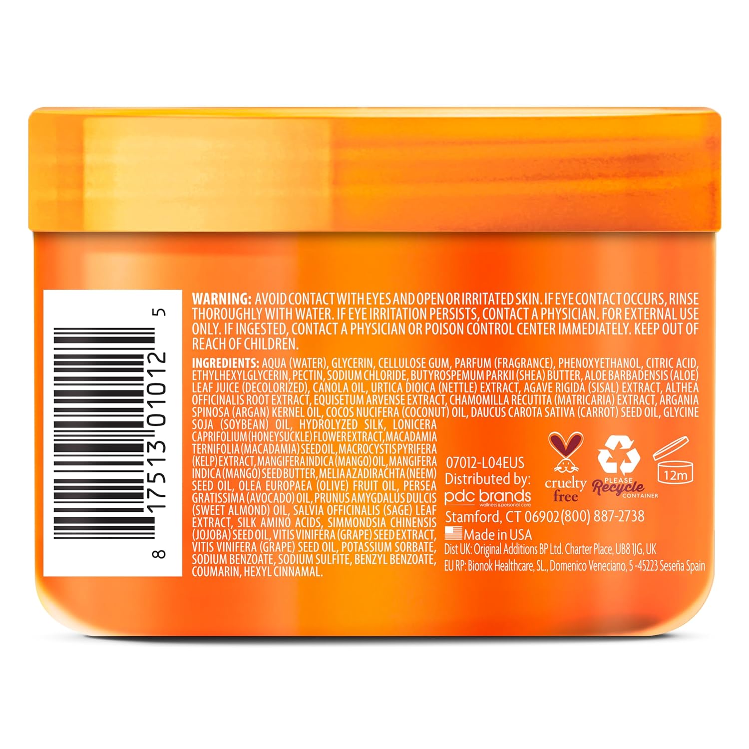 Cantu Shea Butter Define And Shine Custard 340g - Afro Hair Boutique