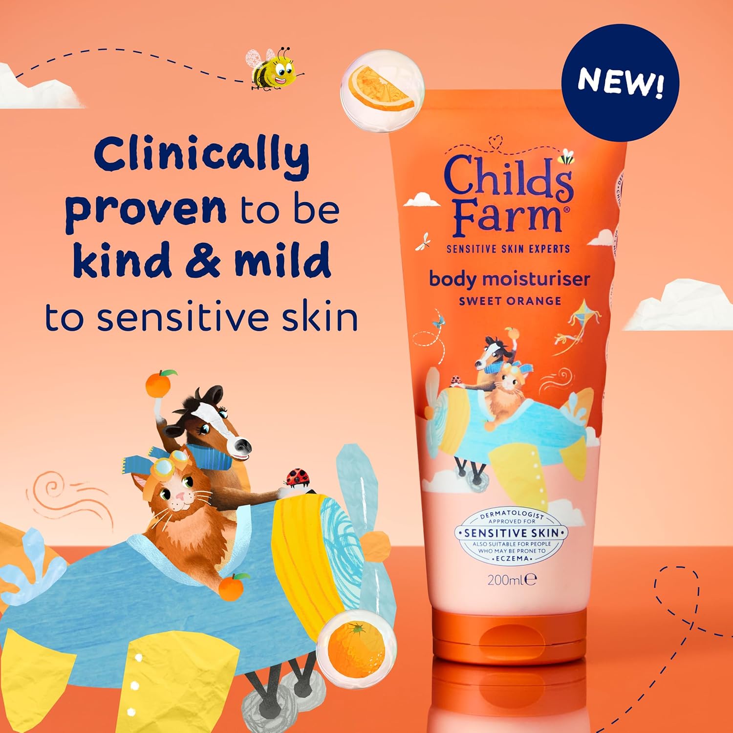 Childs Farm Sweet Orange Body Moisturiser 200ml