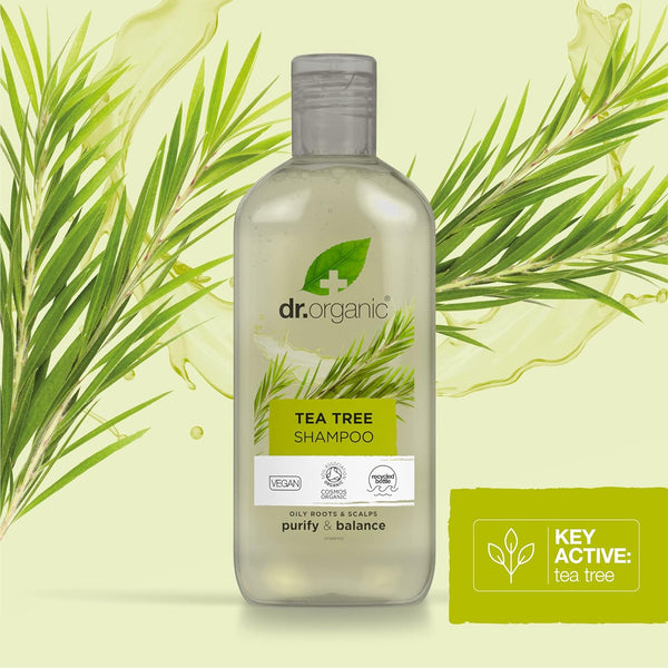 Dr Organic Bioactive Haircare Organic Tea Tree Shampoo 265ml - Afro Hair Boutique