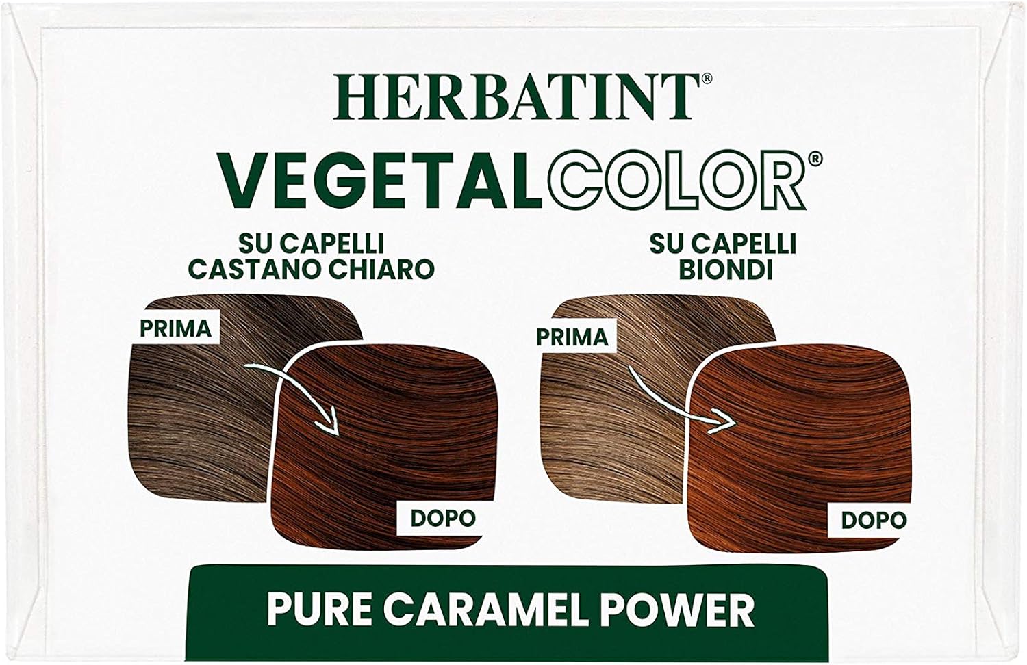 Herbatint Vegetal Organic Hair Color Pure Caramel Power 100g