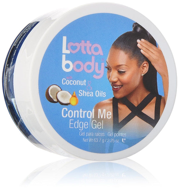 Lottabody Coconut And Shea Oil Control Me 24Hrs Edge Gel 63g - Afro Hair Boutique