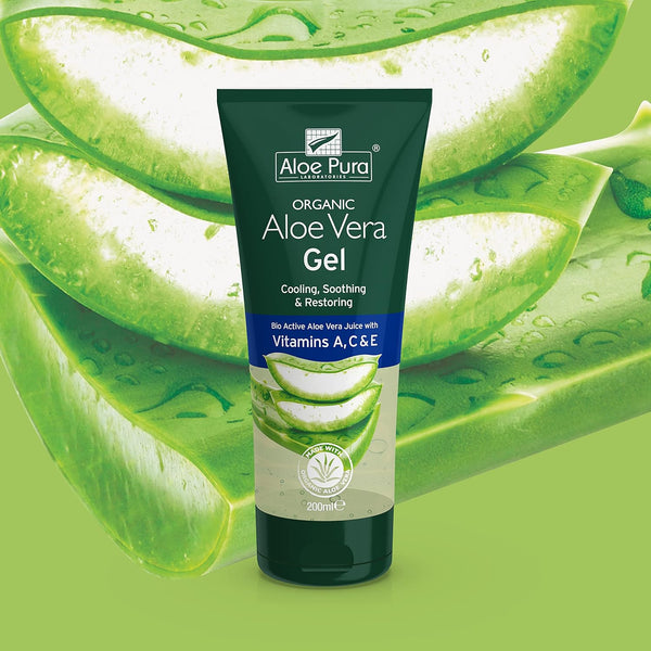 Aloe Pura Organic Aloe Vera Gel With Vitamins A C And E