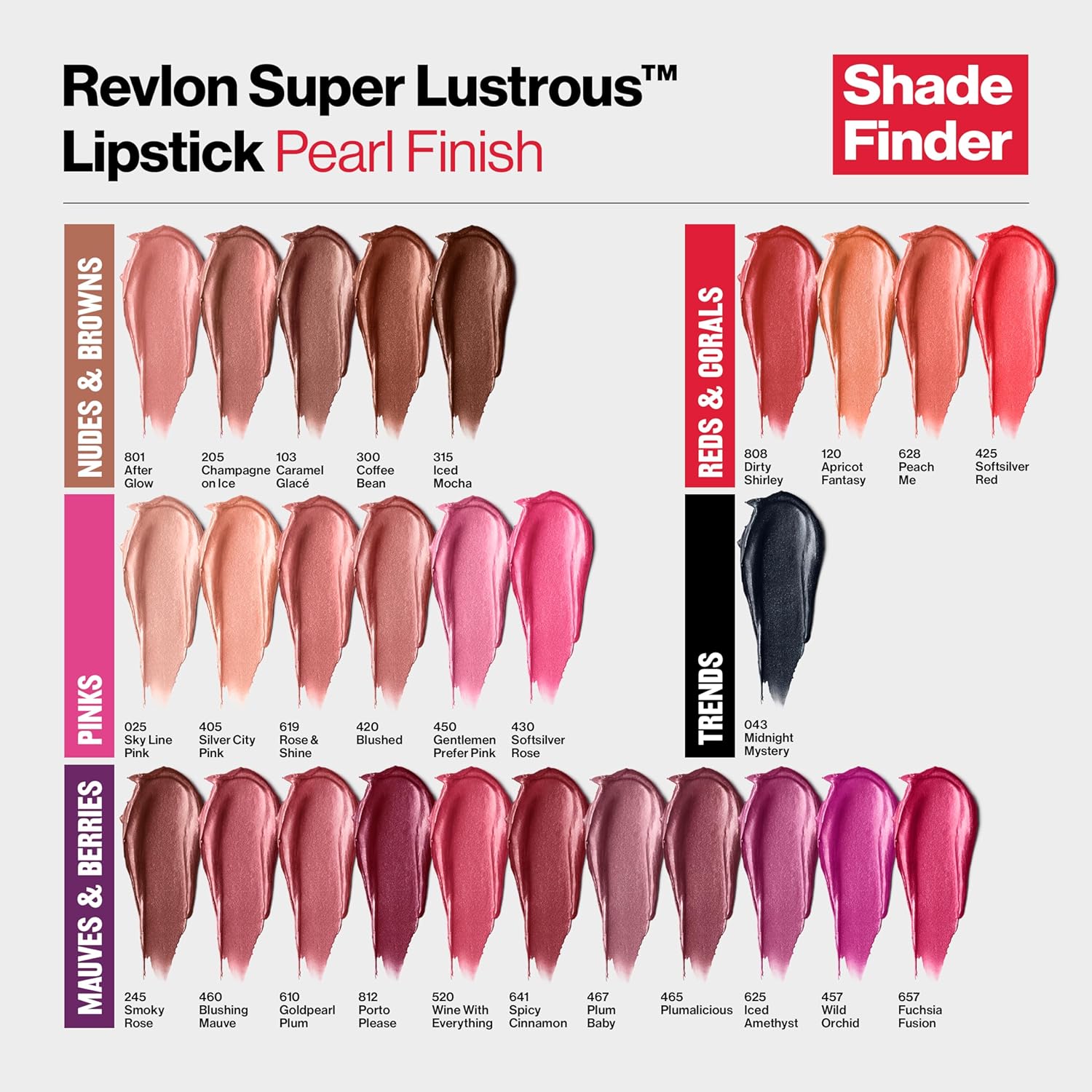 Revlon Super Lustrous Pearl Lipstick 460 Blushing Mauve