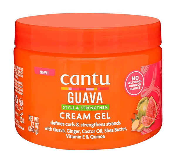 Cantu Guava Style And Strengthen Cream Gel 340g - Afro Hair Boutique