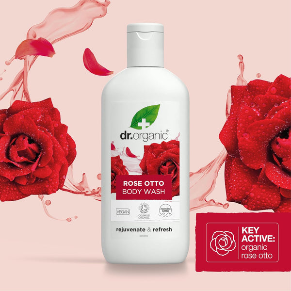 Dr Organic Bioactive Skincare Organic Rose Otto Body Wash 250ml - Afro Hair Boutique