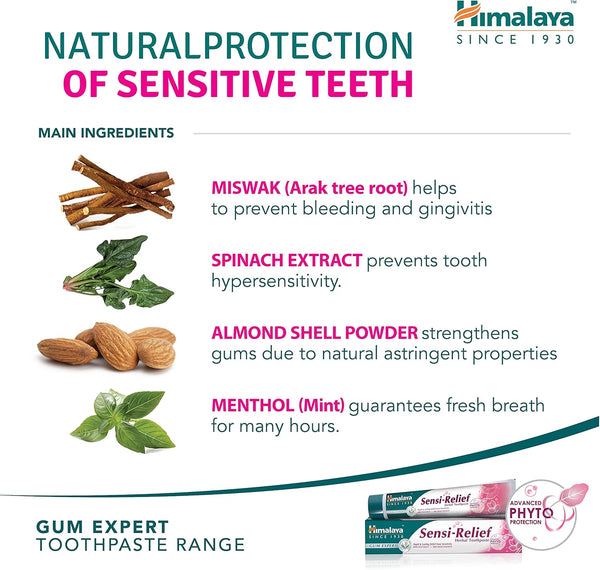 Himalaya Herbals Gum Expert Sensi Relief Toothpaste 75ml