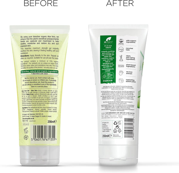 Dr Organic Soothe And Restore Aloe Vera Gel