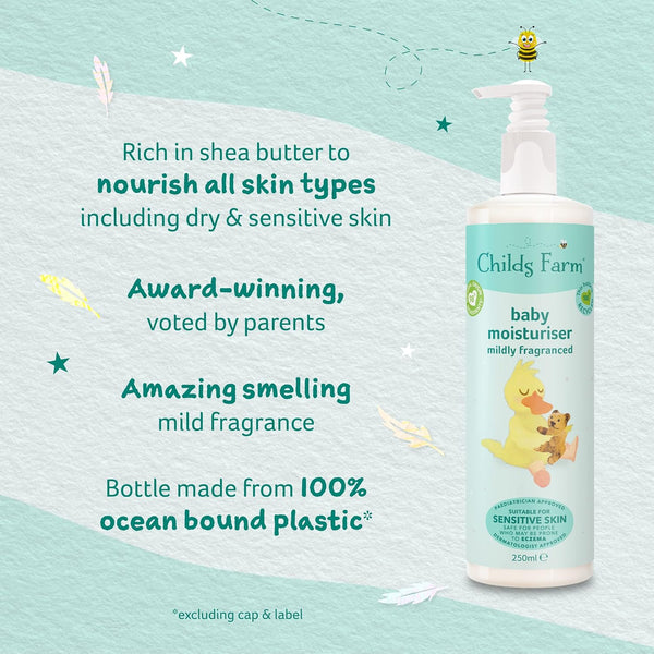 Childs Farm Baby Moisturiser With Mildly Fragranced 250ml / 500ml - Afro Hair Boutique