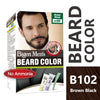 Bigen Mens Beard Colour Brown Black B102