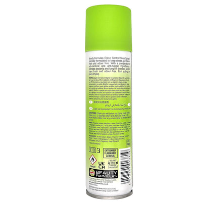 Beauty Formulas Odour Control Foot Care Shoe Spray 150ml