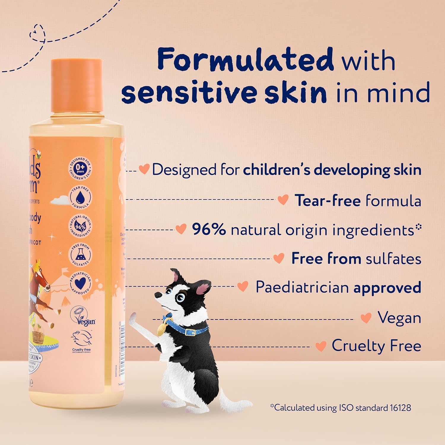 Childs Farm Peach And Apricot Hair Body Wash 250ml