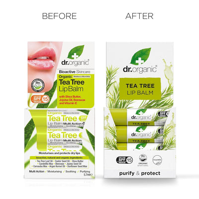 Dr Organic Bioactive Skincare Organic Tea Tree Lip Balm SPF15 5.7ml
