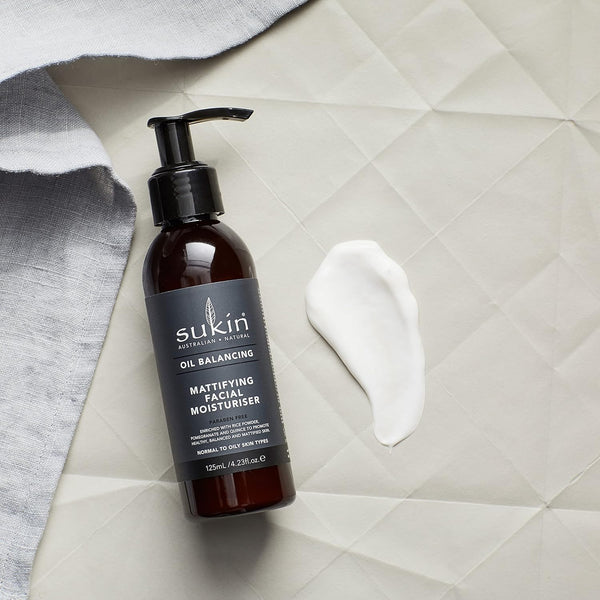 Sukin Australian Natural Skincare Oil Balancing Mattifying Facial Moisturiser 125ml