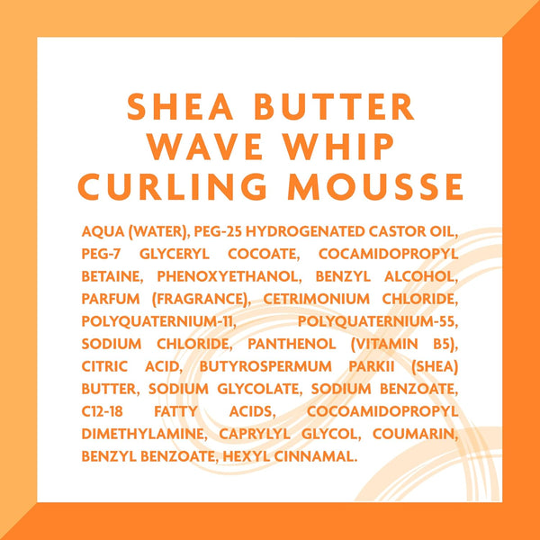 Cantu Shea Butter Natural Hair Wave Whip Curling Mousse 248ml - Afro Hair Boutique