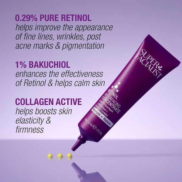 Super Facialist Retinol Resurfacing Concentrate Serum 30ml