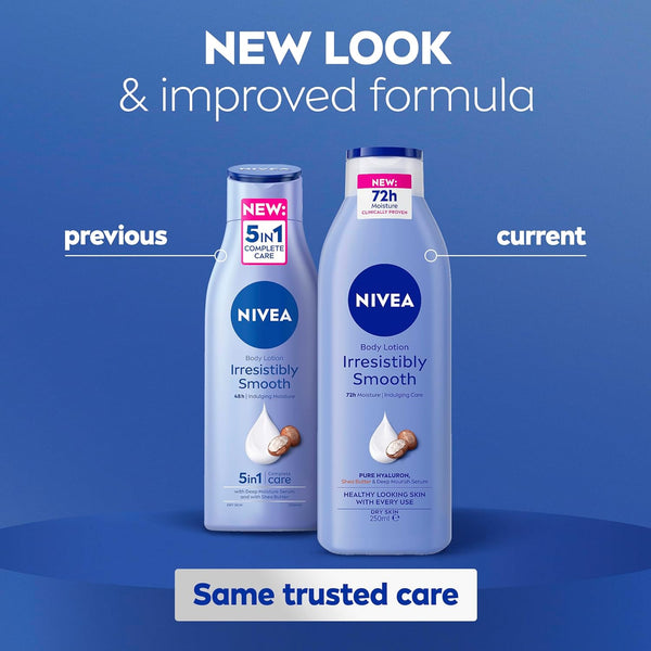 Nivea Irresistibly Smooth Body Lotion For Dry Skin 250ml / 400ml