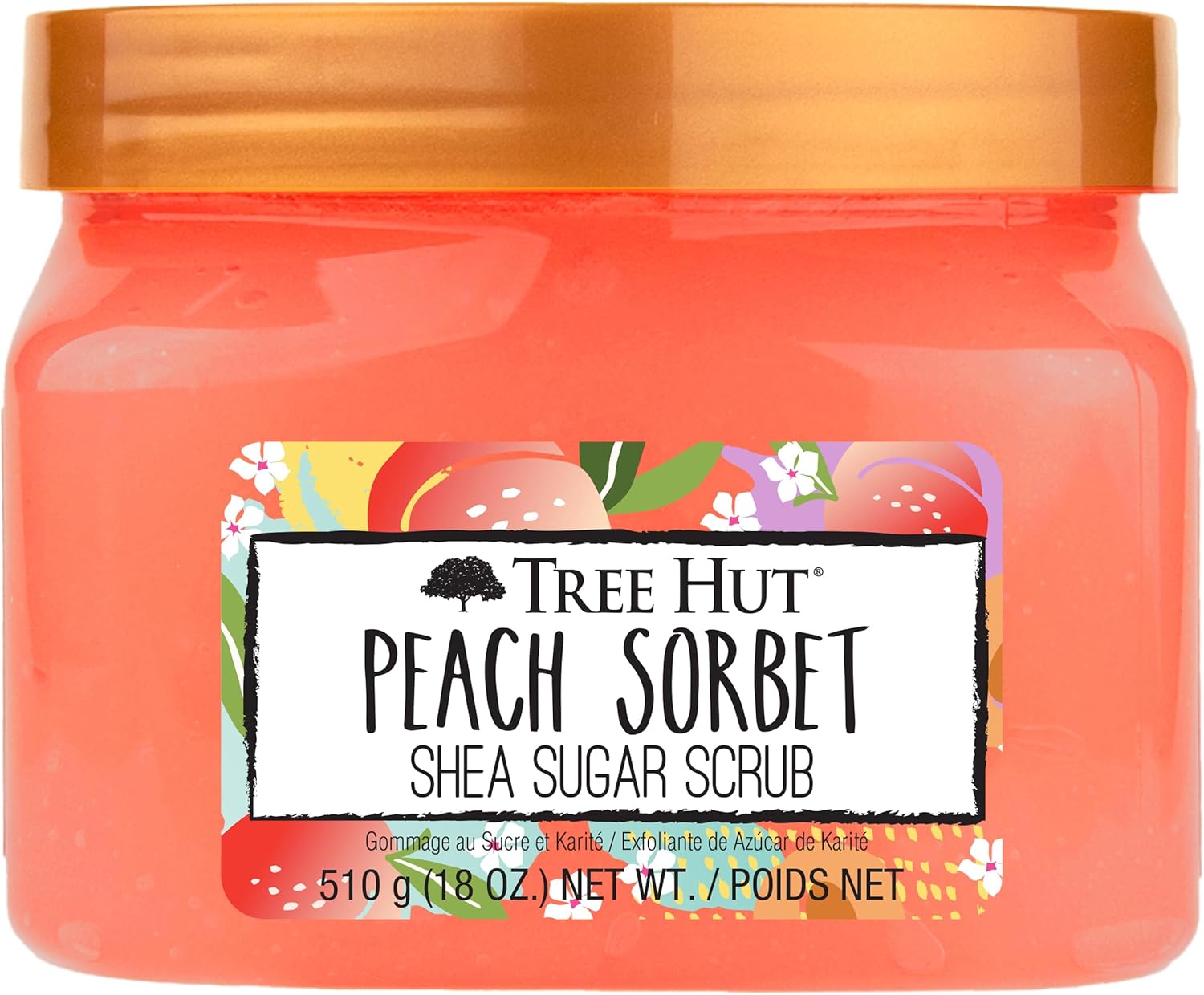 Tree Hut Peach Sorbet Shea Sugar Scrub 510g