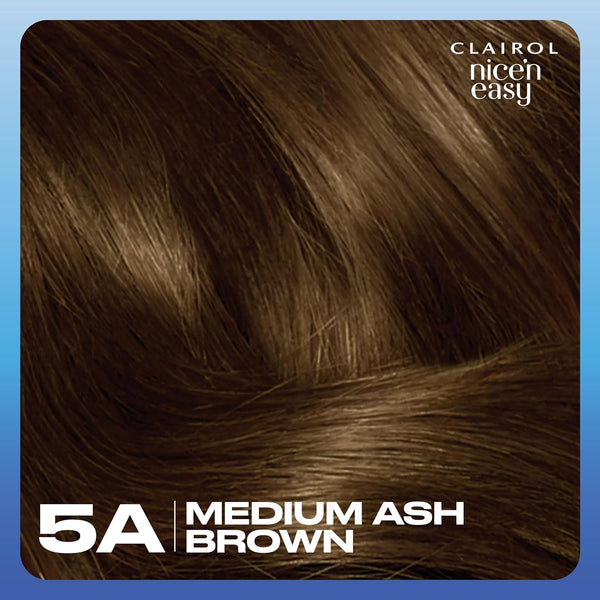 Clairol Nice N Easy Permanent Hair Color 5A Medium Ash Brown