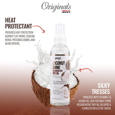 Africas Best Originals Coconut Shine Regenerative Dry Oil 177ml