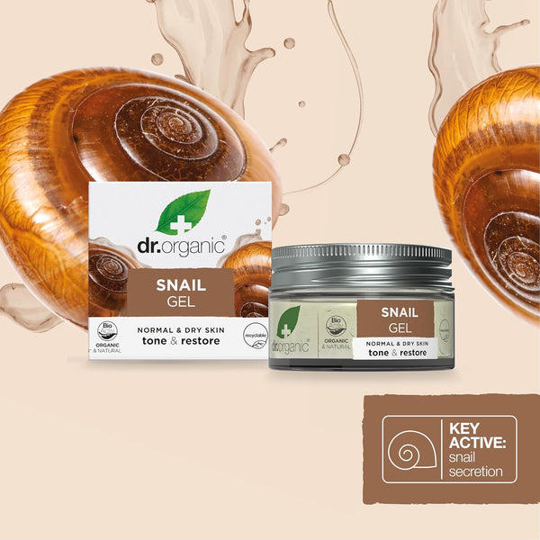 Dr Organic Tone And Restore Snail Gel 50ml
