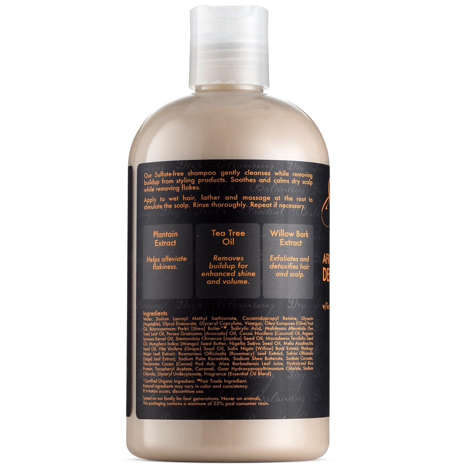 Shea Moisture African Black Deep Cleansing Shampoo 118ml / 384ml