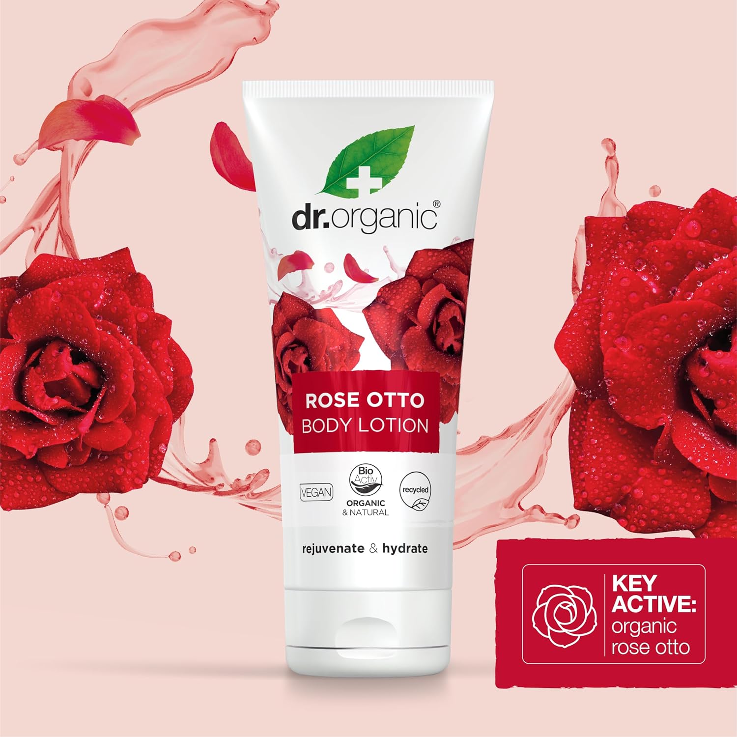 Dr Organic Bioactive Skincare Organic Rose Otto Body Lotion 200ml