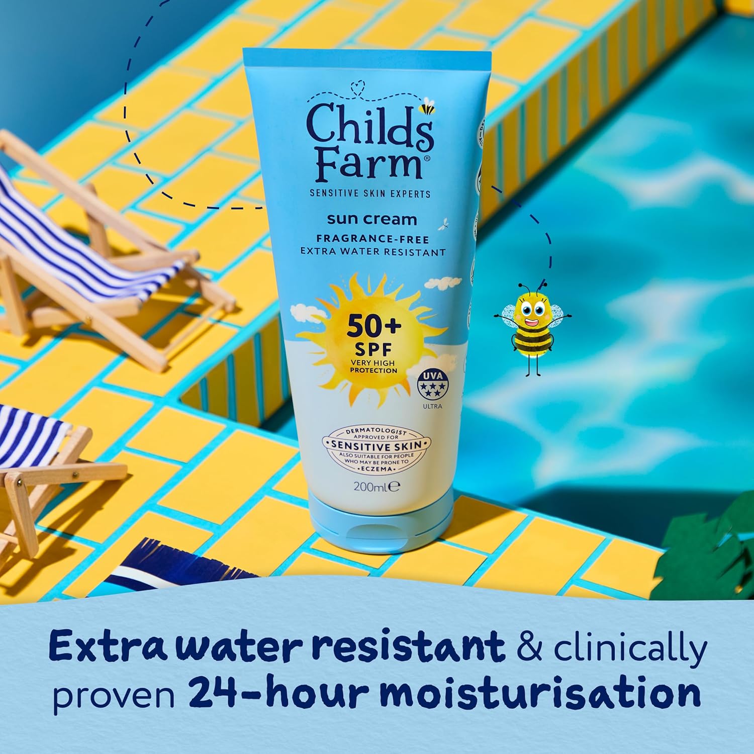 Childs Farm Sun Cream Fragrance Free SPF50 200ml