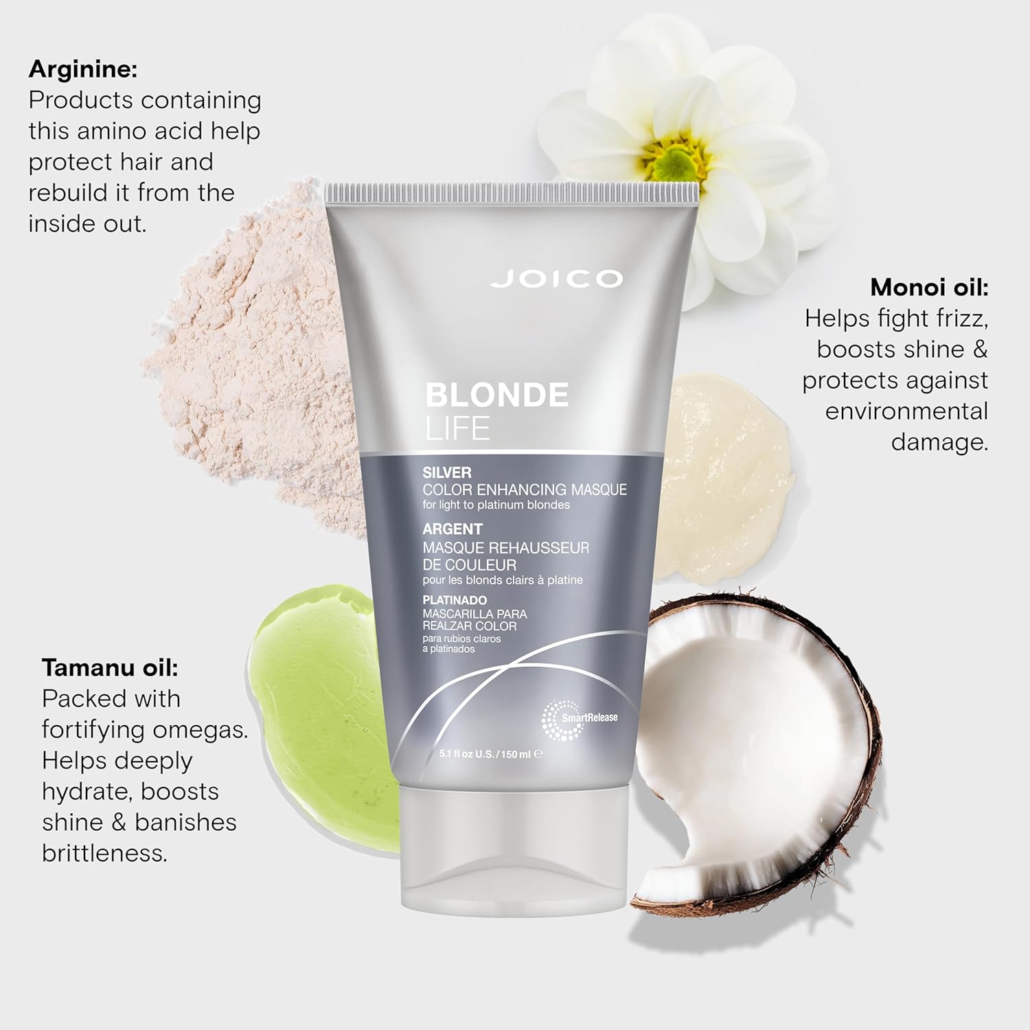 Joico Silver Blonde Life Color Enhancing Masque 150ml