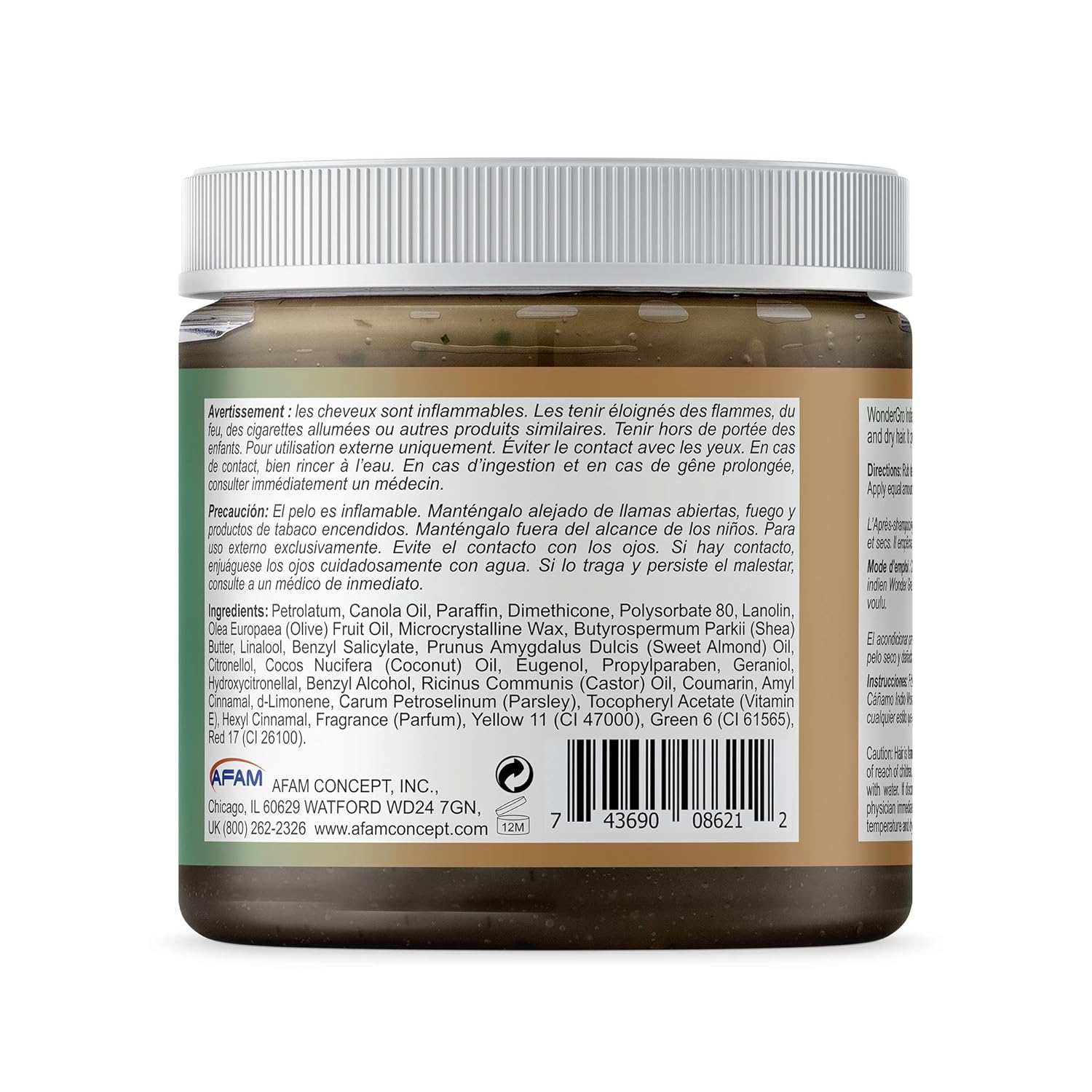 Wonder Gro Hair And Scalp Conditioner Indian Hemp Scalp Therapy 340g / 170g