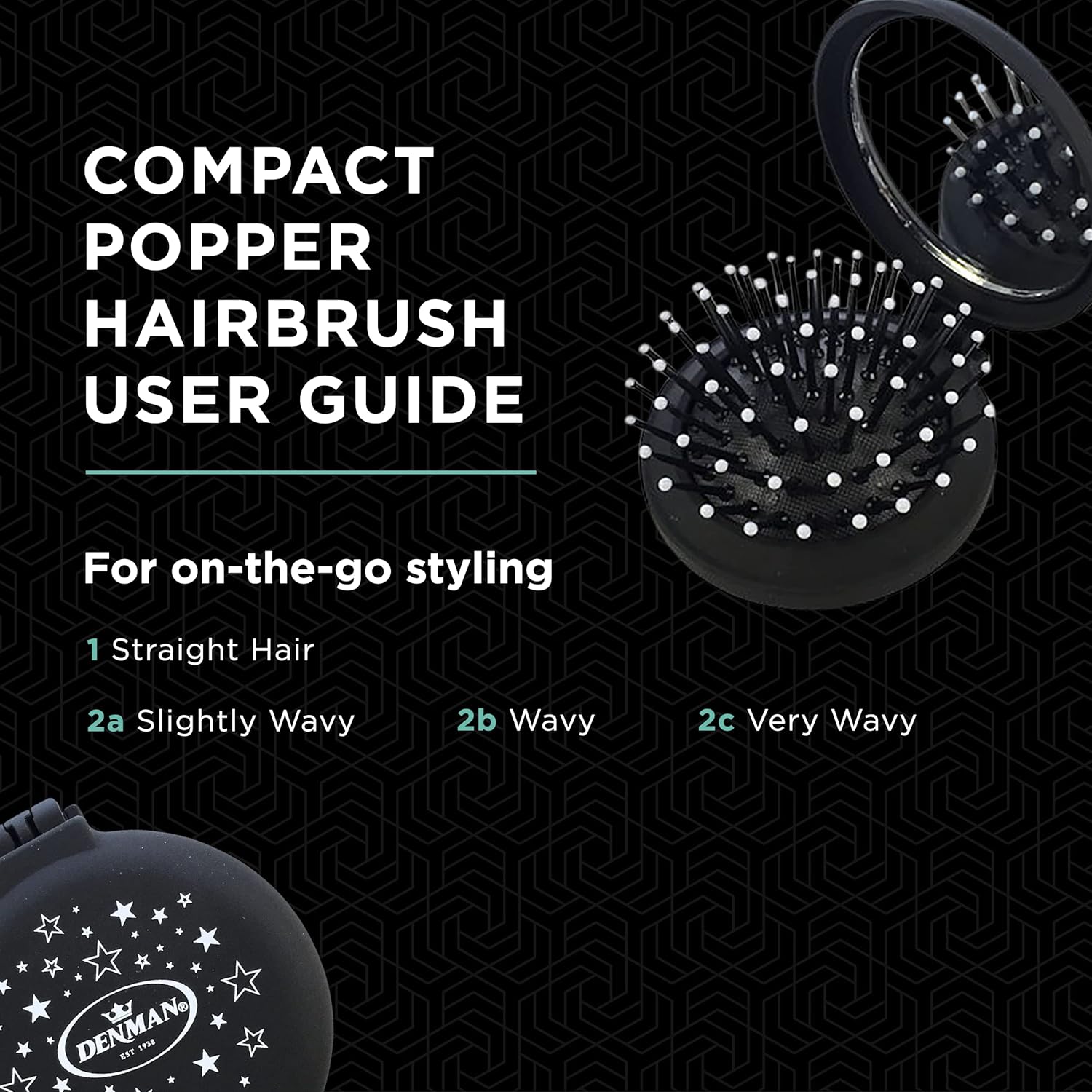 Denman D7 Hairbrush Compact Limited Edition