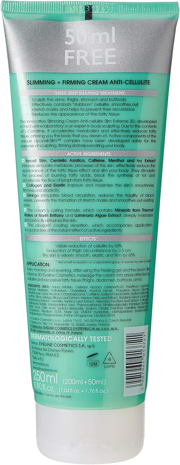 Eveline Slim Extreme 3D Spa Slimming Firming Cream 250ml