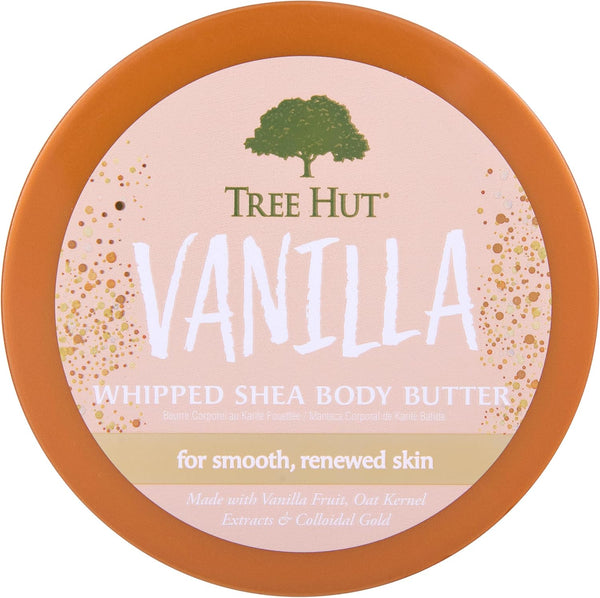 Tree Hut Vanilla Whipped Shea Body Butter 240g - Afro Hair Boutique