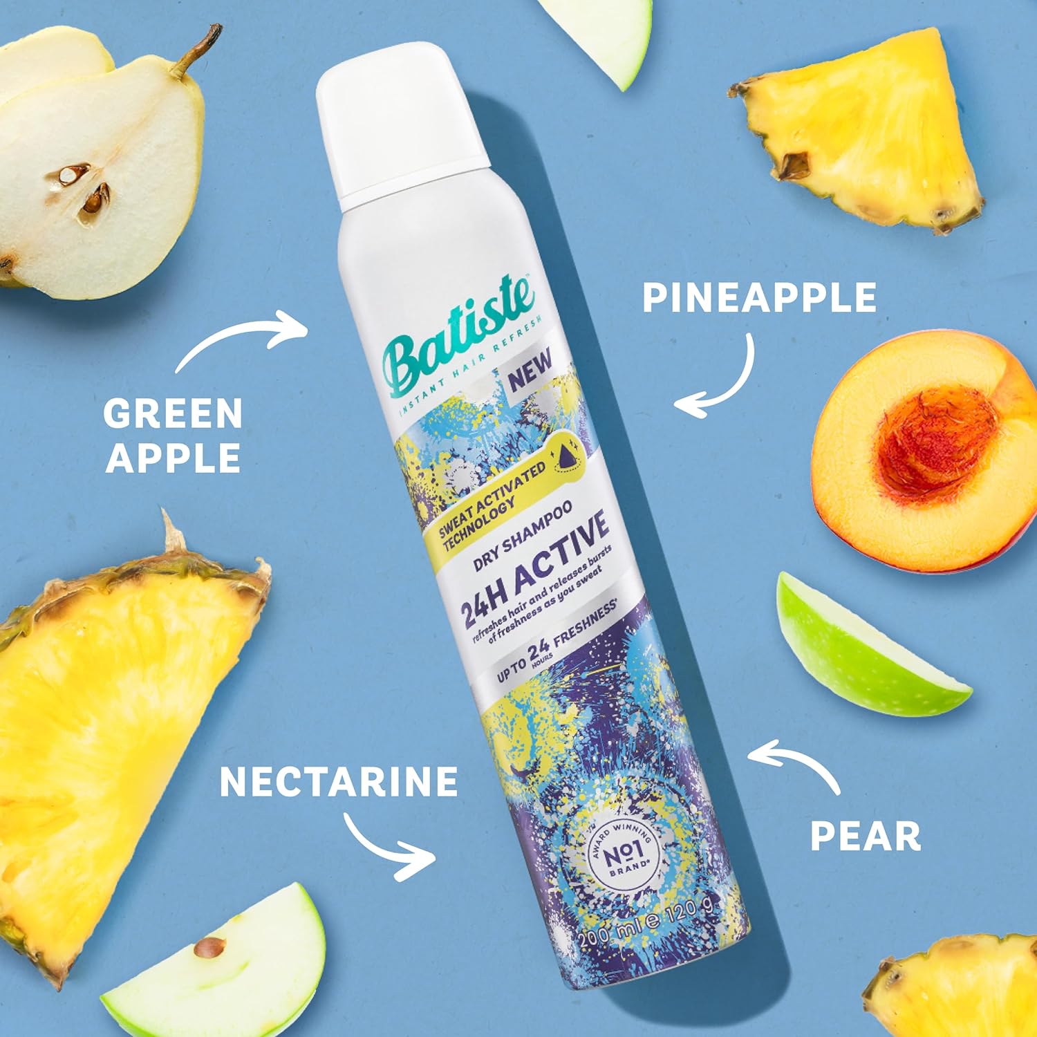 Batiste 24H Active Freshness Dry Shampoo 200ml