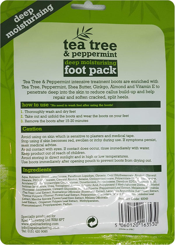 Xpel Body Care Tea Tree Deep Moisturising Foot Pack 30ml