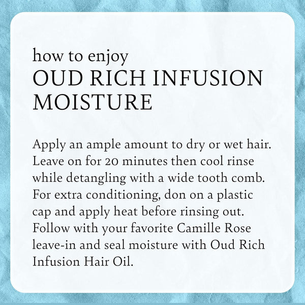 Camille Rose Naturals Camille Rose Oud Rich Infusion Moisture Treatment 240ml - Afro Hair Boutique