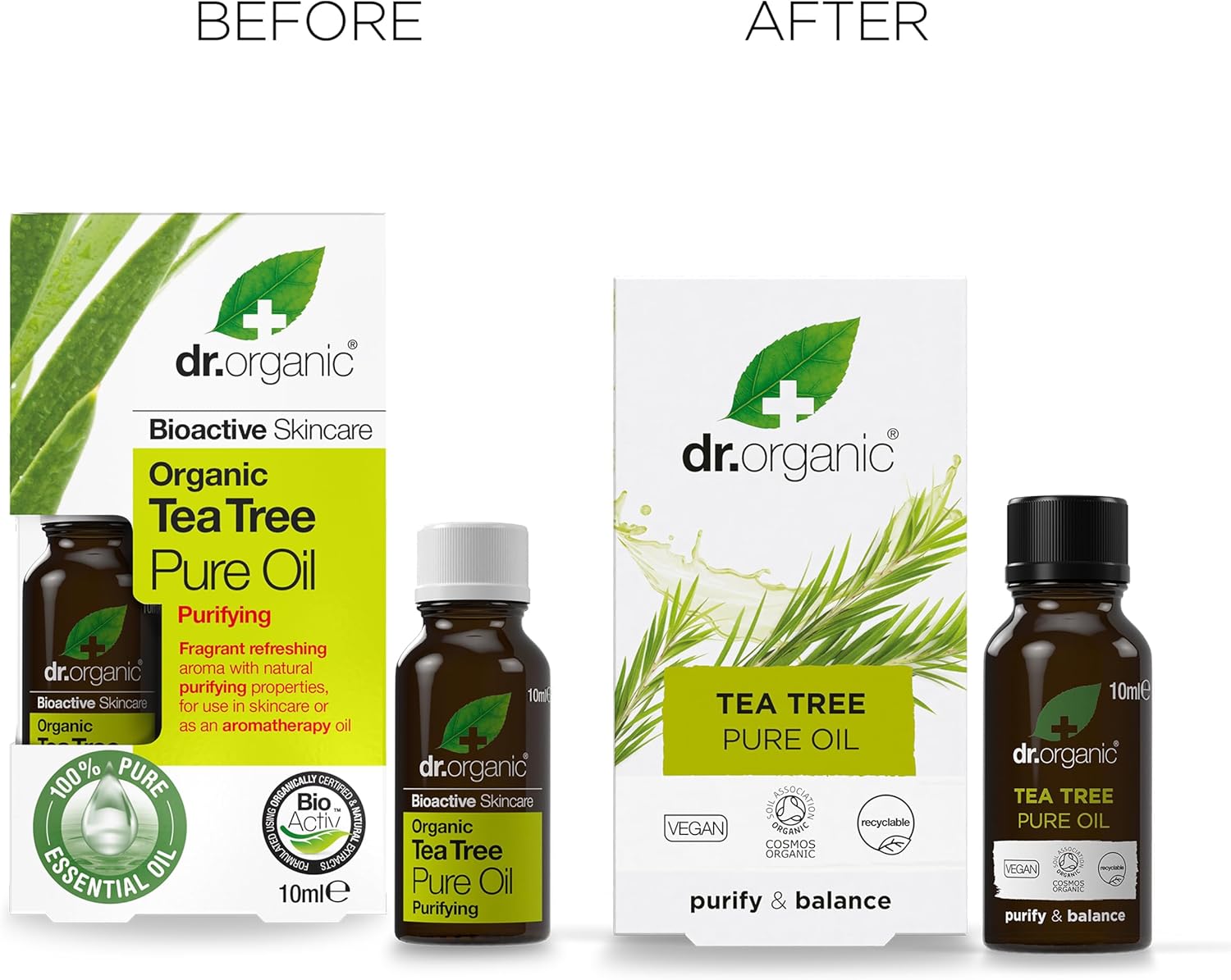 Dr Organic Bioactive Skincare Organic Tea Tree Pure Oil 10ml