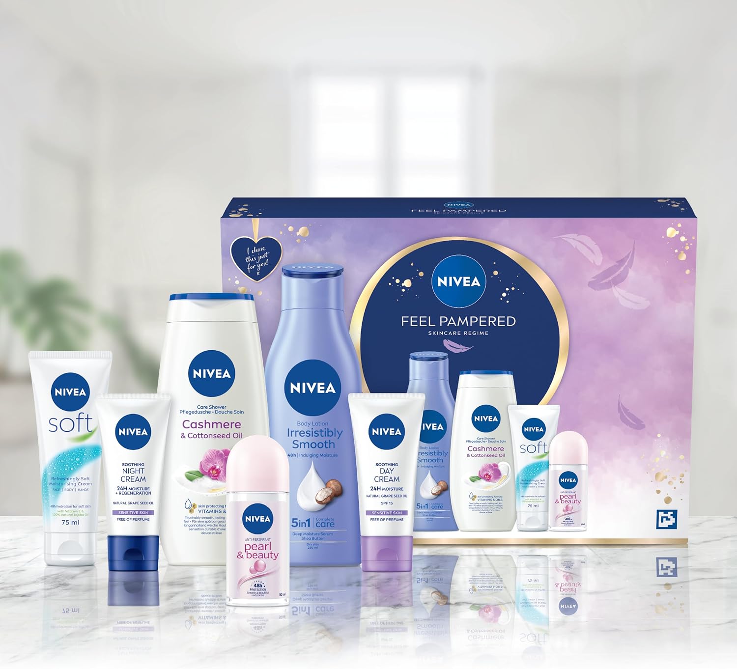 Nivea Feel Pampered Irresistible Skincare Moments Gift Set