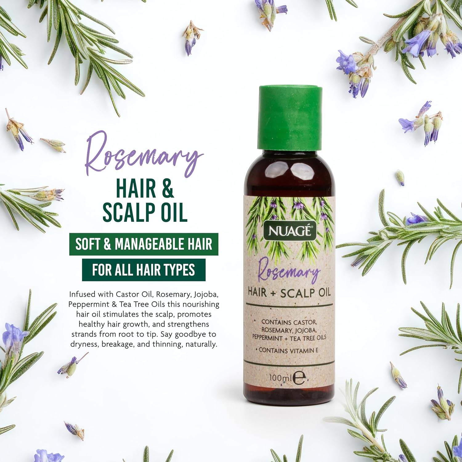 Nuage Rosemary Hair And Scalp Oil 100ml