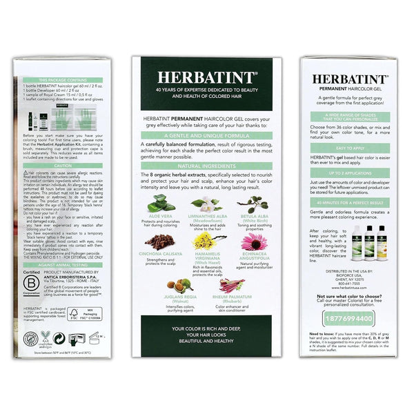 Herbatint Permanent Hair Color Gel 170ml / 150ml - Afro Hair Boutique