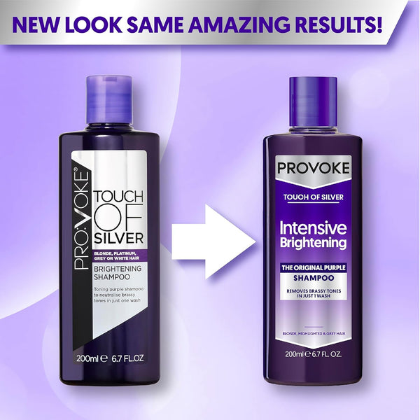 Keyline Pro Voke Touch Of Silver Intensive Brightening Shampoo 200ml / 400ml - Afro Hair Boutique