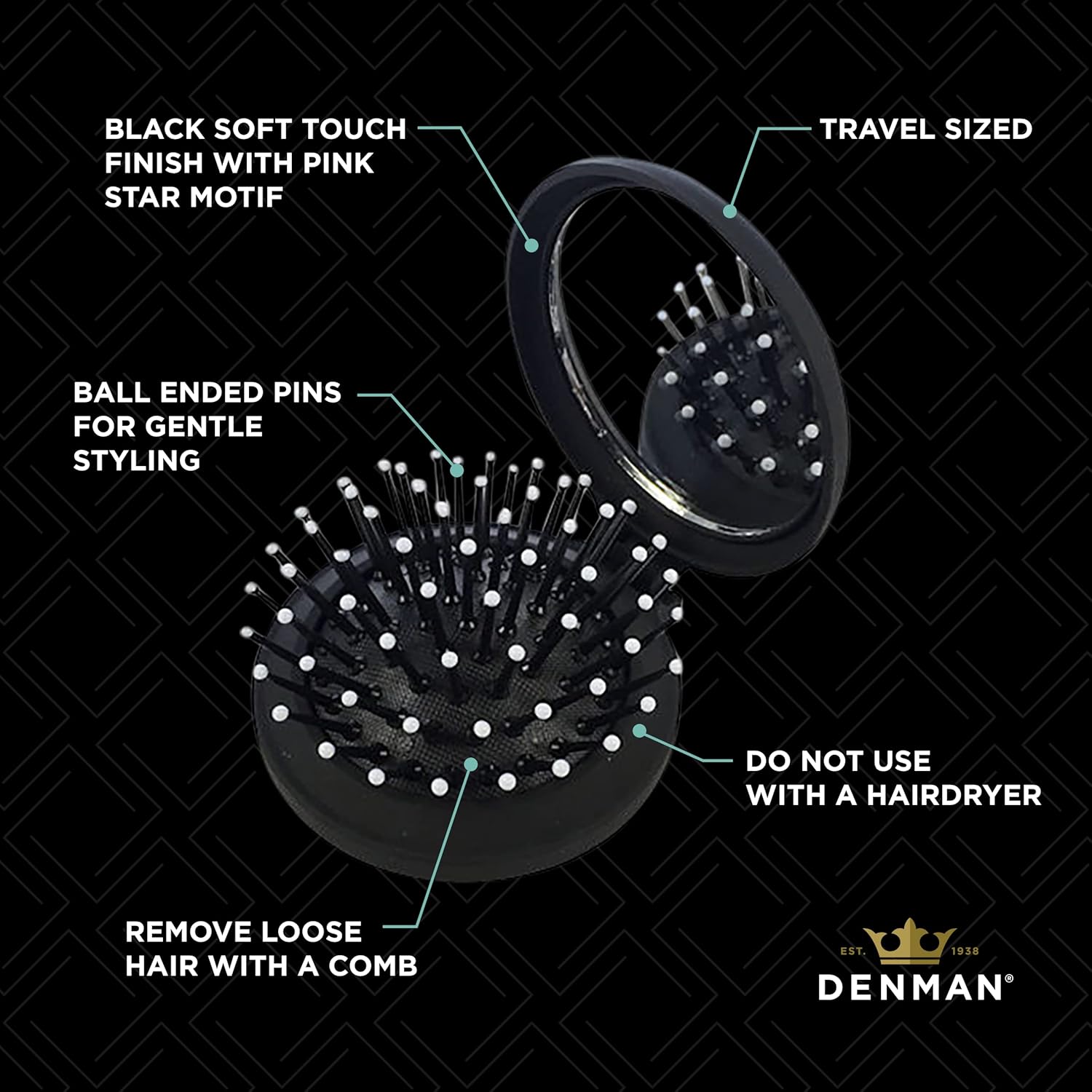 Denman D7 Hairbrush Compact Limited Edition