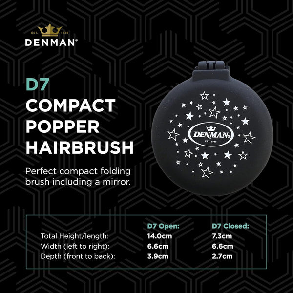 Denman D7 Hairbrush Compact Limited Edition
