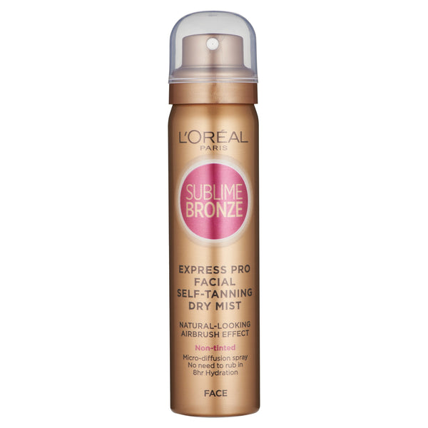 Loreal Paris Sublime Self Tanning Dry Mist For Face 75ml