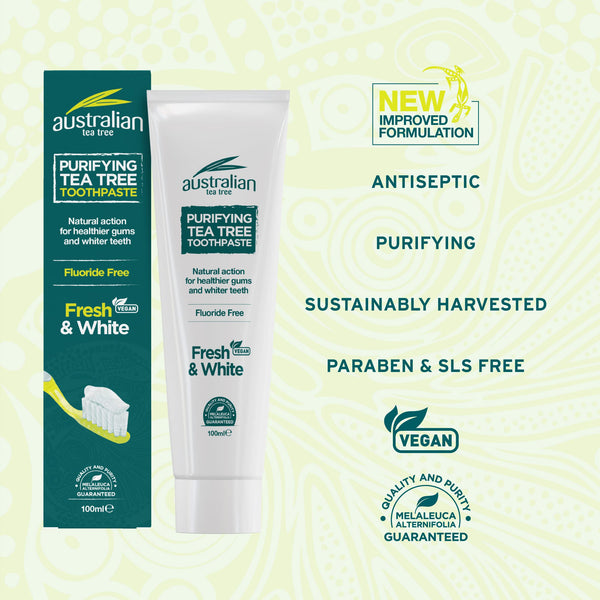 Australian Tea Tree Fresh N White Toothpaste 100ml - Afro Hair Boutique